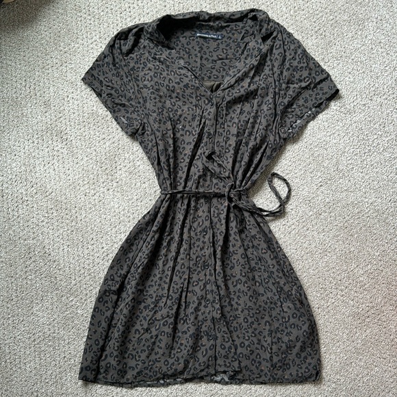 Abercrombie Short sleeve cheetah dress - Picture 1 of 3
